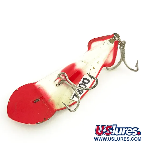 Buck Perry Spoonplug, білий/червоний, 7 г, блесна коливалка (колебалка) #7800