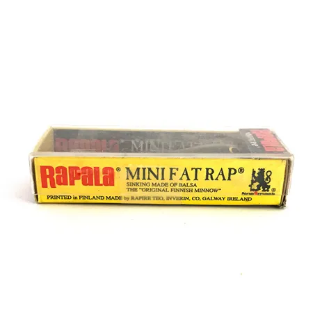 Rapala MINI FAT Rap SINKING DEEP RUNNER 30, S (Silver), 4 г, воблер #7801