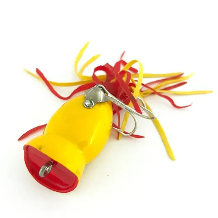 Fred Arbogast Hula Popper, жовтий, 8 г, воблер #7810