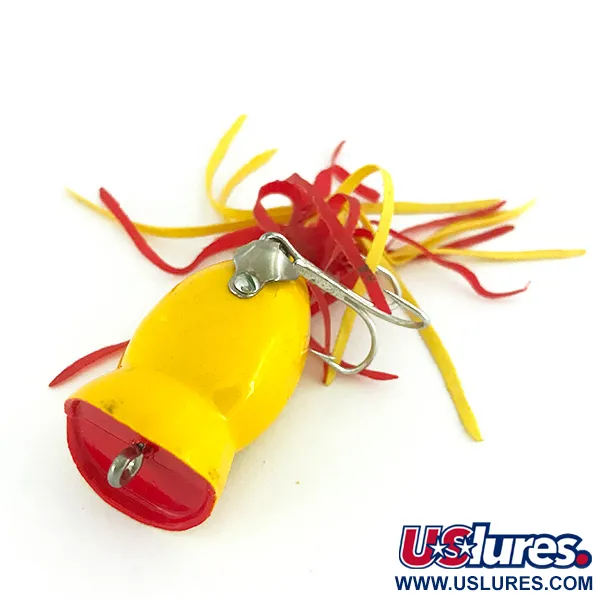  Fred Arbogast Hula Popper, жовтий, 8 г, воблер #7810