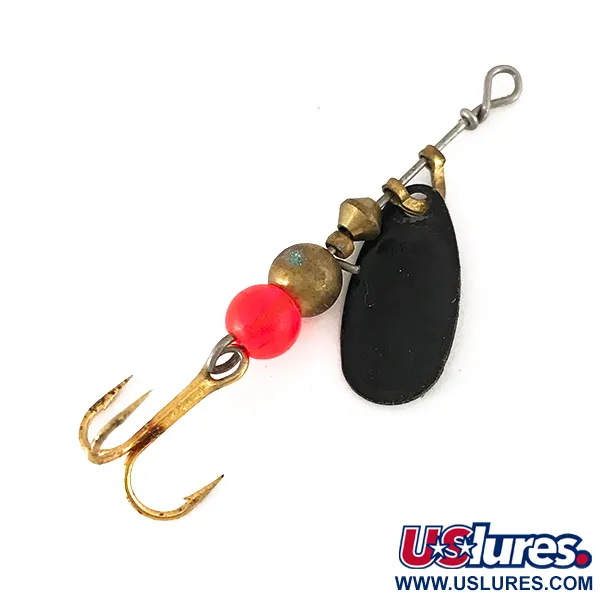  Mepps Black Fury 0, чорний/жовтий, 2,5 г, блешня оберталка (вертушка) #7816