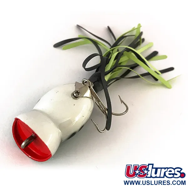 Fred Arbogast Hula Popper, Green Tiger, 8 г, воблер #7820