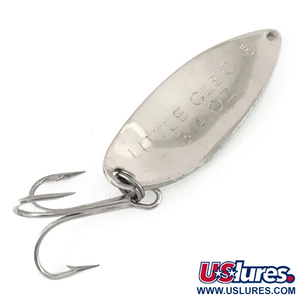  Acme Little Cleo (світиться в темряві), помаранчевий/білий/нікель, 21 г, блесна коливалка (колебалка) #7823