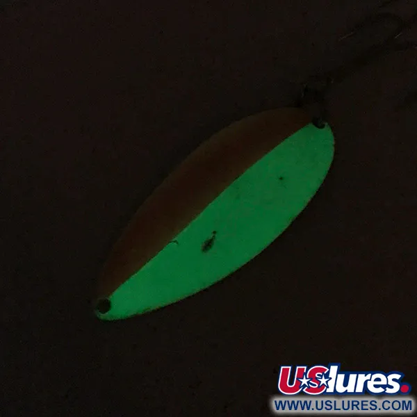  Acme Little Cleo (світиться в темряві), помаранчевий/білий/нікель, 21 г, блесна коливалка (колебалка) #7823