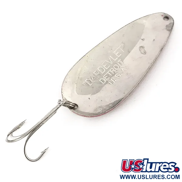 Eppinger Dardevle Dardevlet, червоний/білий/нікель, 21 г, блесна коливалка (колебалка) #7828