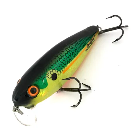 Heddon Excalibur Shallow Runner Bill Dance Swim'N Image, золото/зелений, 12,5 г, воблер #7829
