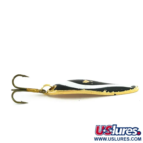 Acme Fiord Spoon Jr, чорний/білий/золото, 7 г, блесна коливалка (колебалка) #7863