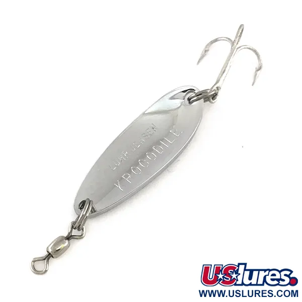 Luhr Jensen Krocodile, карбований нікель, 9 г, блесна коливалка (колебалка) #7864