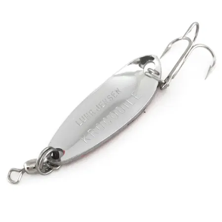 Luhr Jensen Krocodile, карбований нікель/червоний, 9 г, блесна коливалка (колебалка) #7869