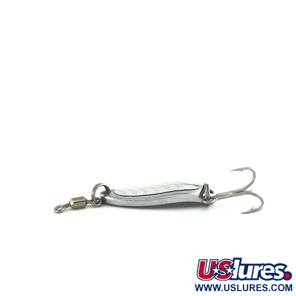 Luhr Jensen Krocodile, нікель/голограма, 7 г, блесна коливалка (колебалка) #7880