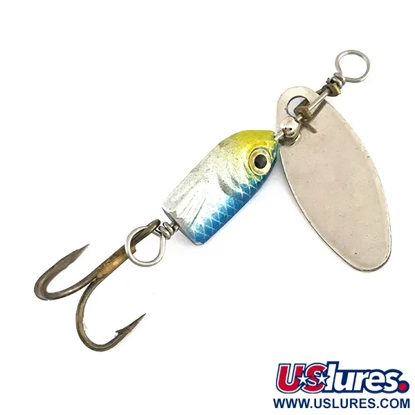 Blue Fox Flash Deep Runner, нікель/синій, 4 г, блешня оберталка (вертушка) #7887