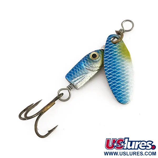 Blue Fox Flash Deep Runner, нікель/синій, 4 г, блешня оберталка (вертушка) #7887