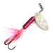 Luhr Jensen Bang Tail 2, нікель/рожевий, 5,5 г, блешня оберталка (вертушка) #7893