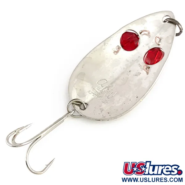 AL&W Tackle Al&W Toronto, нікель/червоний, 21 г, блесна коливалка (колебалка) #7903