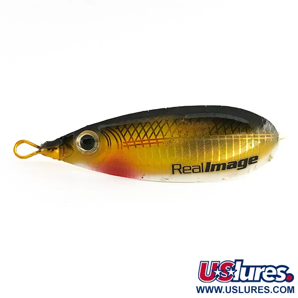  Незачіпляйка Bass Pro Shops Real Image Lazer Eye, золото, 12 г, блесна коливалка (колебалка) #7905