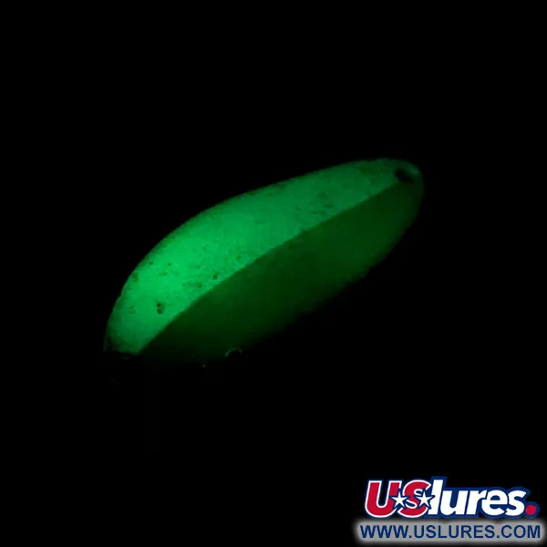 Seneca Little Cleo (Hula Girl, світиться в темряві), зелений/білий/нікель, 10 г, блесна коливалка (колебалка) #7930