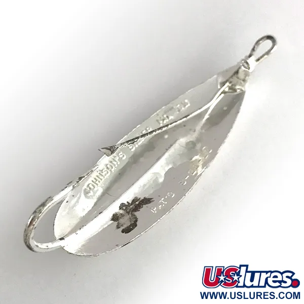  Johnson Silver Minnow, срібло/покриття шаром справжнього серебра, 9 г, блесна коливалка (колебалка) #7931