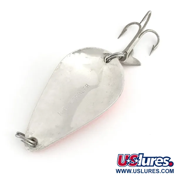 Acme K.O. Wobbler UV (світиться в ультрафіолеті), помаранчевий/жовтий/нікель, 21 г, блесна коливалка (колебалка) #7933