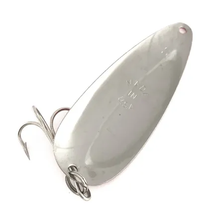 Worth Chippewa Steel Spoon, червоний/білий/нікель, 14 г, блесна коливалка (колебалка) #7934
