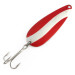 Worth Chippewa Steel Spoon, червоний/білий/нікель, 14 г, блесна коливалка (колебалка) #7934