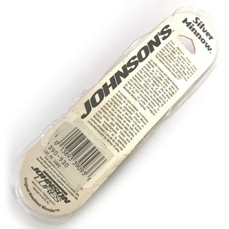 Незачіпляйка Johnson Silver Minnow, сірий/чорний/червоний, 14 г, блесна коливалка (колебалка) #7943