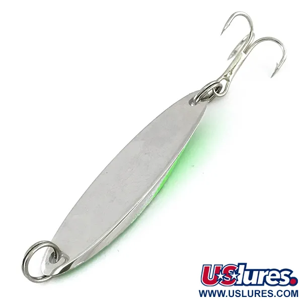 Acme Kastmaster UV (світиться в ультрафіолеті), нікель/неоновий зелений, 10,5 г, блесна коливалка (колебалка) #7961