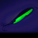 Acme Kastmaster UV (світиться в ультрафіолеті), нікель/неоновий зелений, 10,5 г, блесна коливалка (колебалка) #7961