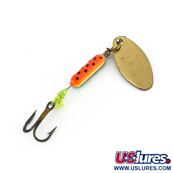 Yakima Bait Worden’s Original Rooster Tail, золото/Fire Tiger, 3,6 г, блешня оберталка (вертушка) #7976