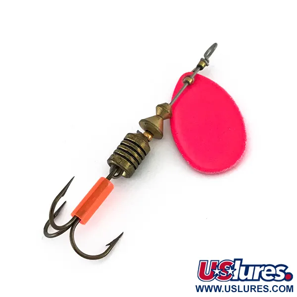  Mepps Aglia 2 Hot Pink UV (світиться в ультрафіолеті), Hot Pink, 4,5 г, блешня оберталка (вертушка) #7979