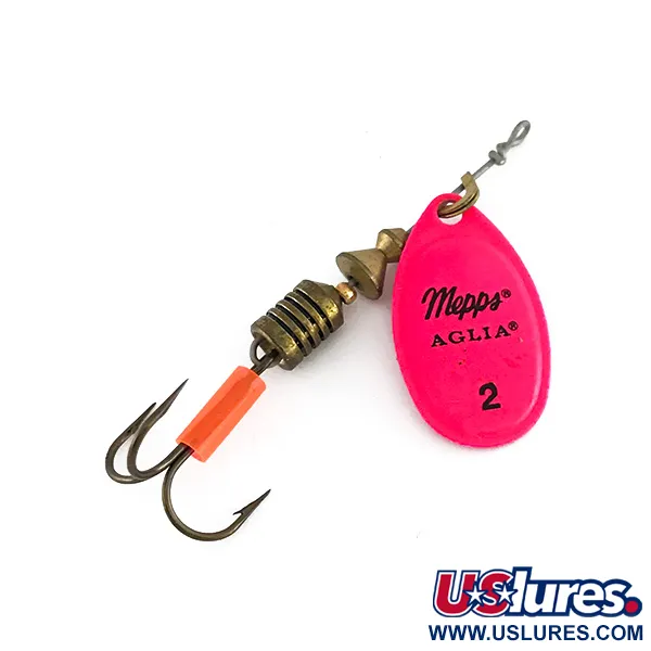 Mepps Aglia 2 Hot Pink UV (світиться в ультрафіолеті)