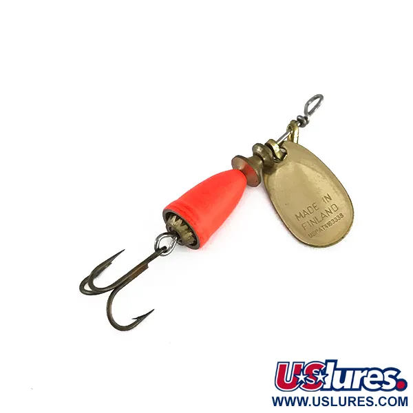 Blue Fox Super Vibrax 0, золото/неоновий помаранчевий, 3,4 г, блешня оберталка (вертушка) #7982