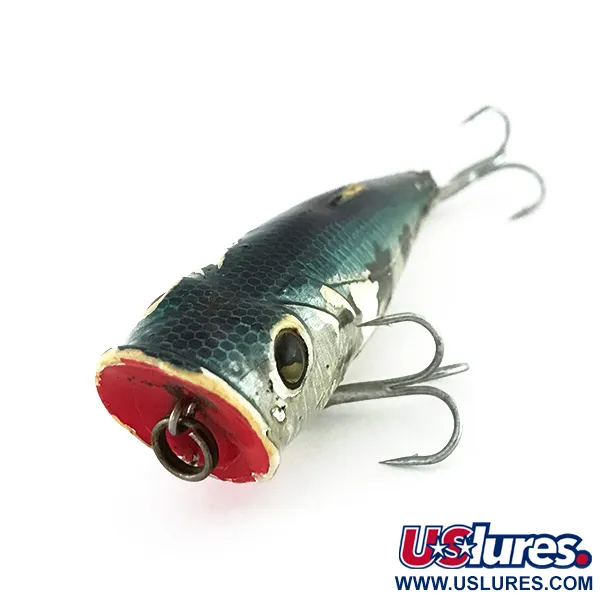 Matzuo Popper, срібло/блакитний, 7 г, воблер #7986