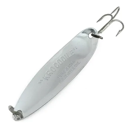 Luhr Jensen Krocodile DIE #5, нікель/frog, 28 г, блесна коливалка (колебалка) #8002