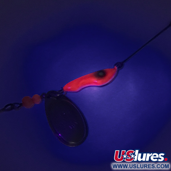  Erie Dearie Walleye Killer UV (світиться в ультрафіолеті), нікель, 12 г, до рибалки #8008