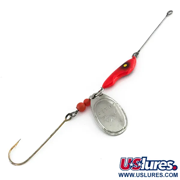  Erie Dearie Walleye Killer UV (світиться в ультрафіолеті), нікель, 12 г, до рибалки #8008