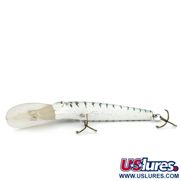 Producers Barramundi Mauler, білий/чорний/зелена смужка, 8 г, воблер #8010