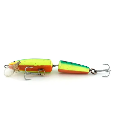 Rapala Jointed J-7 UV (світиться в ультрафіолеті), Fire Tiger, 4 г, воблер #8011