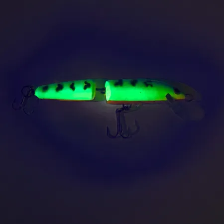 Rapala Jointed J-7 UV (світиться в ультрафіолеті), Fire Tiger, 4 г, воблер #8011