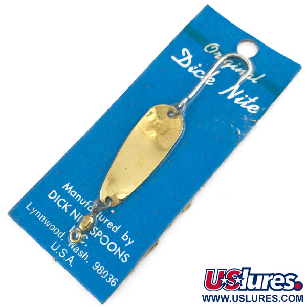 Dick Nite Spoons Dick Nite #2, золото, 1,7 г, блесна коливалка (колебалка) #8019