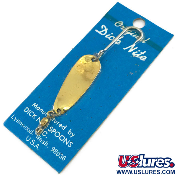 Dick Nite Spoons Dick Nite #2, золото, 1,7 г, блесна коливалка (колебалка) #8020