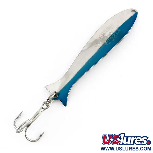  Acme Flash-King Wobbler, нікель/синій, 5 г, блесна коливалка (колебалка) #8026