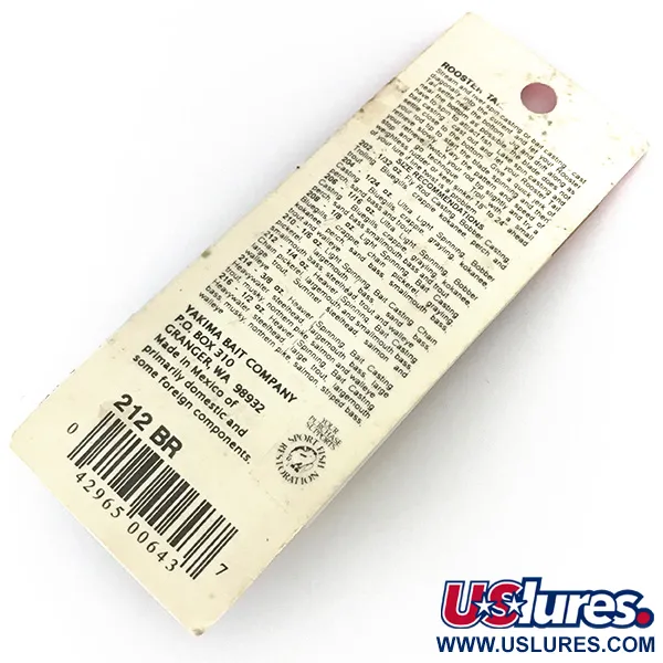 Yakima Bait Worden’s Original Rooster Tail, золото/коричневий, 7 г, блешня оберталка (вертушка) #8031