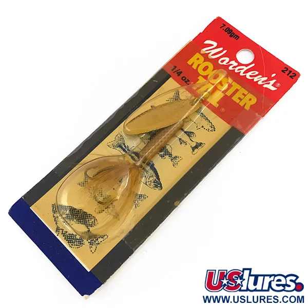Yakima Bait Worden’s Original Rooster Tail, золото/коричневий, 7 г, блешня оберталка (вертушка) #8031