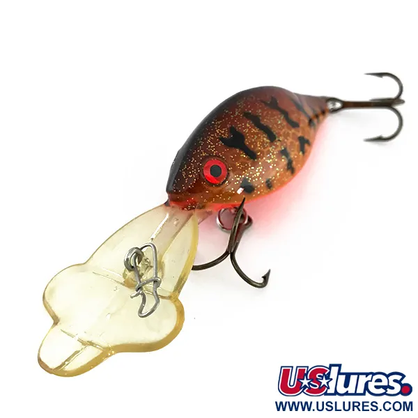  Luhr Jensen Hot Lips Express UV (світиться в ультрафіолеті), коричневий Brown Tiger, 12 г, воблер #8032