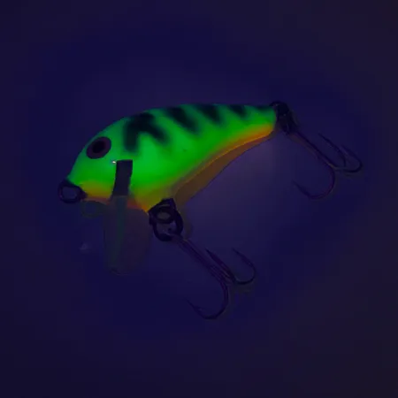 Rapala MINI FAT Rap SINKING DEEP RUNNER 30 UV (світиться в ультрафіолеті), FT (Fire Tiger), 4 г, воблер #8034