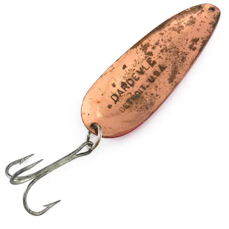 Eppinger Dardevle, червоний/білий/мідь, 28 г, блесна коливалка (колебалка) #8038