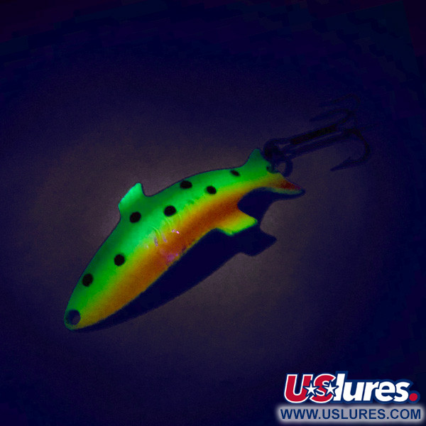  Acme Phoebe UV (світиться в ультрафіолеті), Fire Tiger, 5,5 г, блесна коливалка (колебалка) #8041