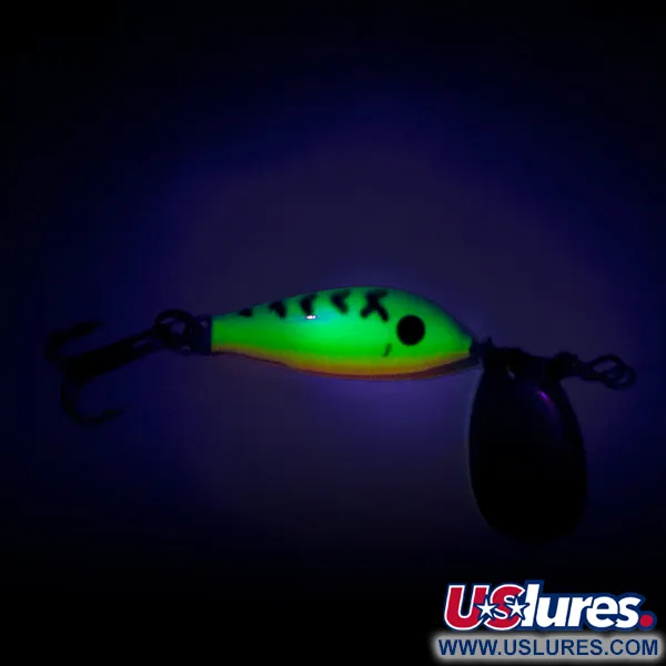 Blue Fox Vibrax Minnow Spin 1 UV (світиться в ультрафіолеті)