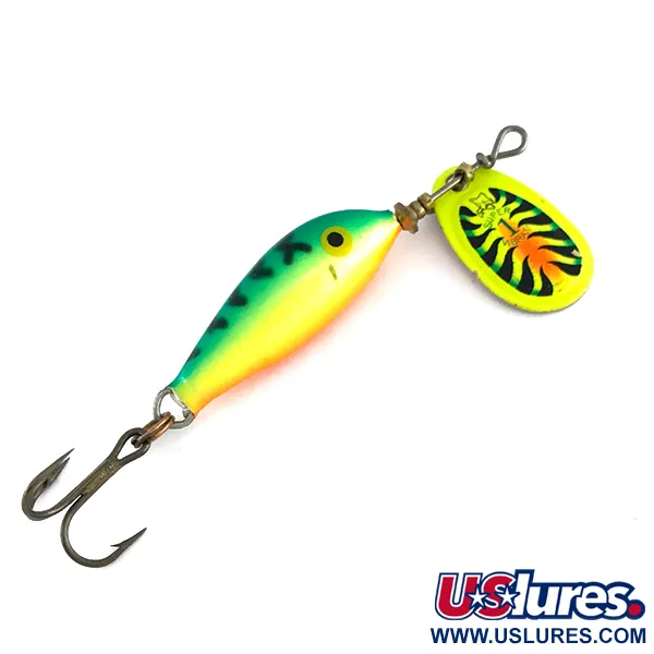 Blue Fox Vibrax Minnow Spin 1 UV (світиться в ультрафіолеті)