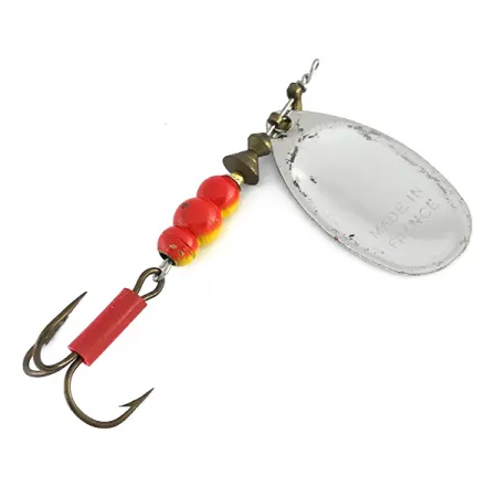 Mepps Aglia 4, срібло, 9 г, блешня оберталка (вертушка) #8085